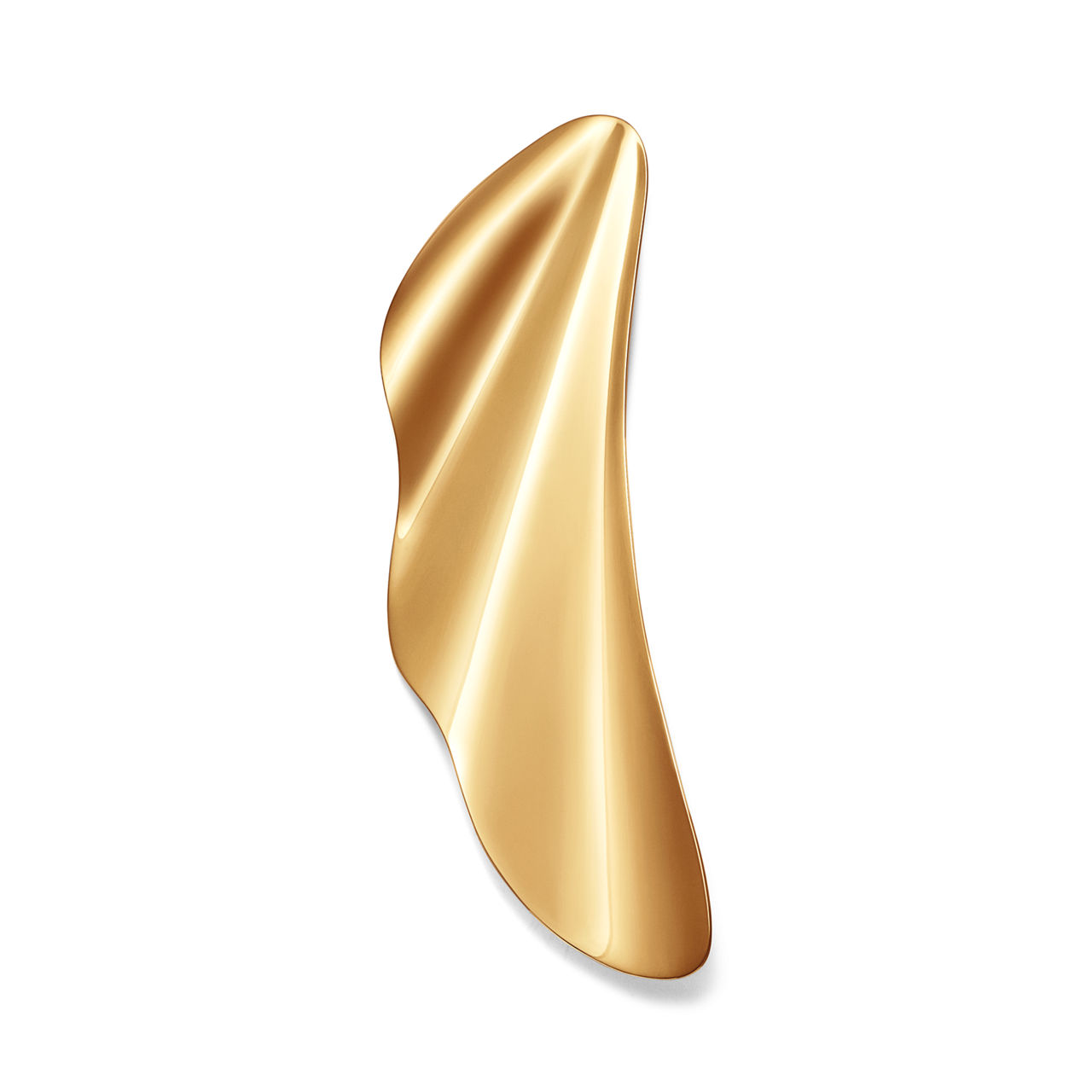 High Tide Brooch in Yellow Gold