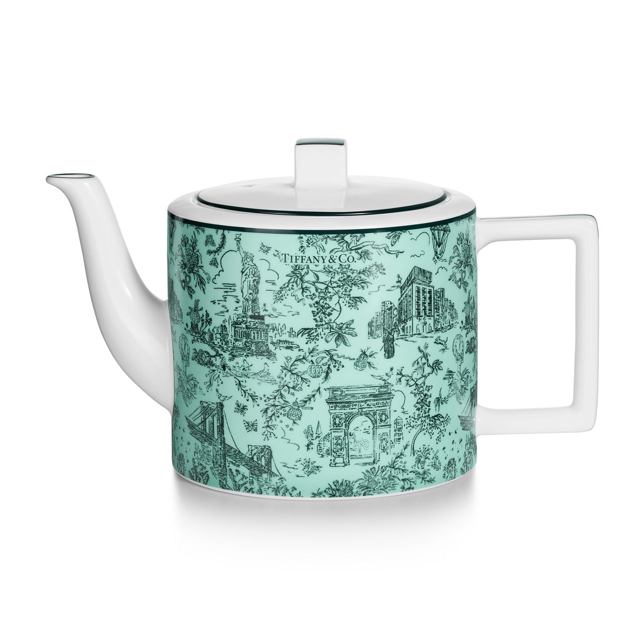 Coffee Pot in Anjeya Blue&reg; Bone China