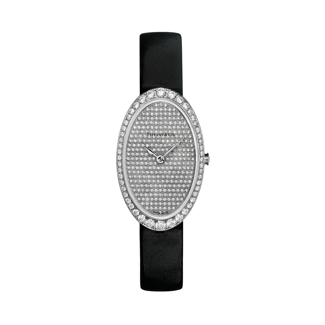 2-Hand Pav&eacute; 21 x 34 mm Watch 