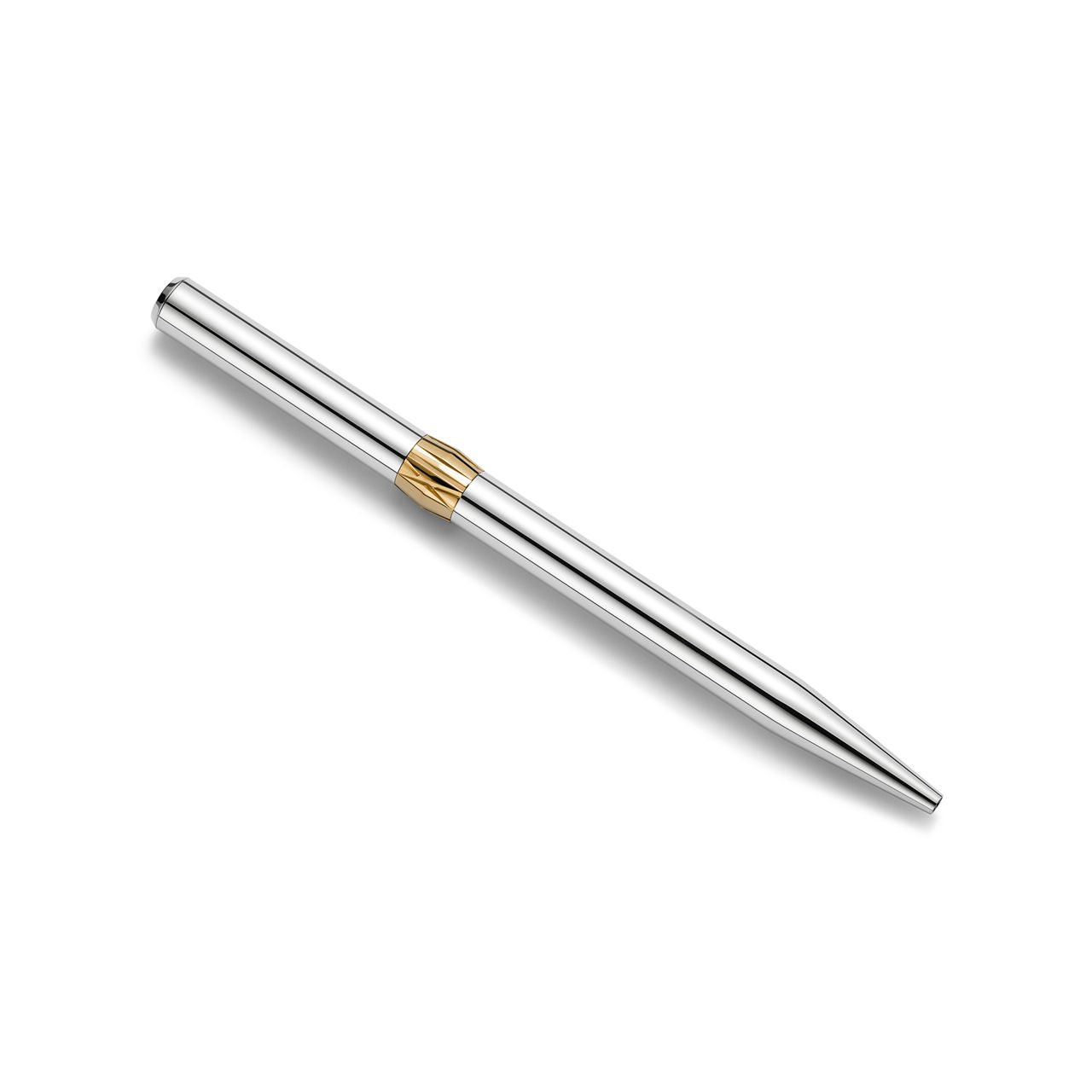 Ballpoint Pen in Sterling Silver with Gold Vermeil