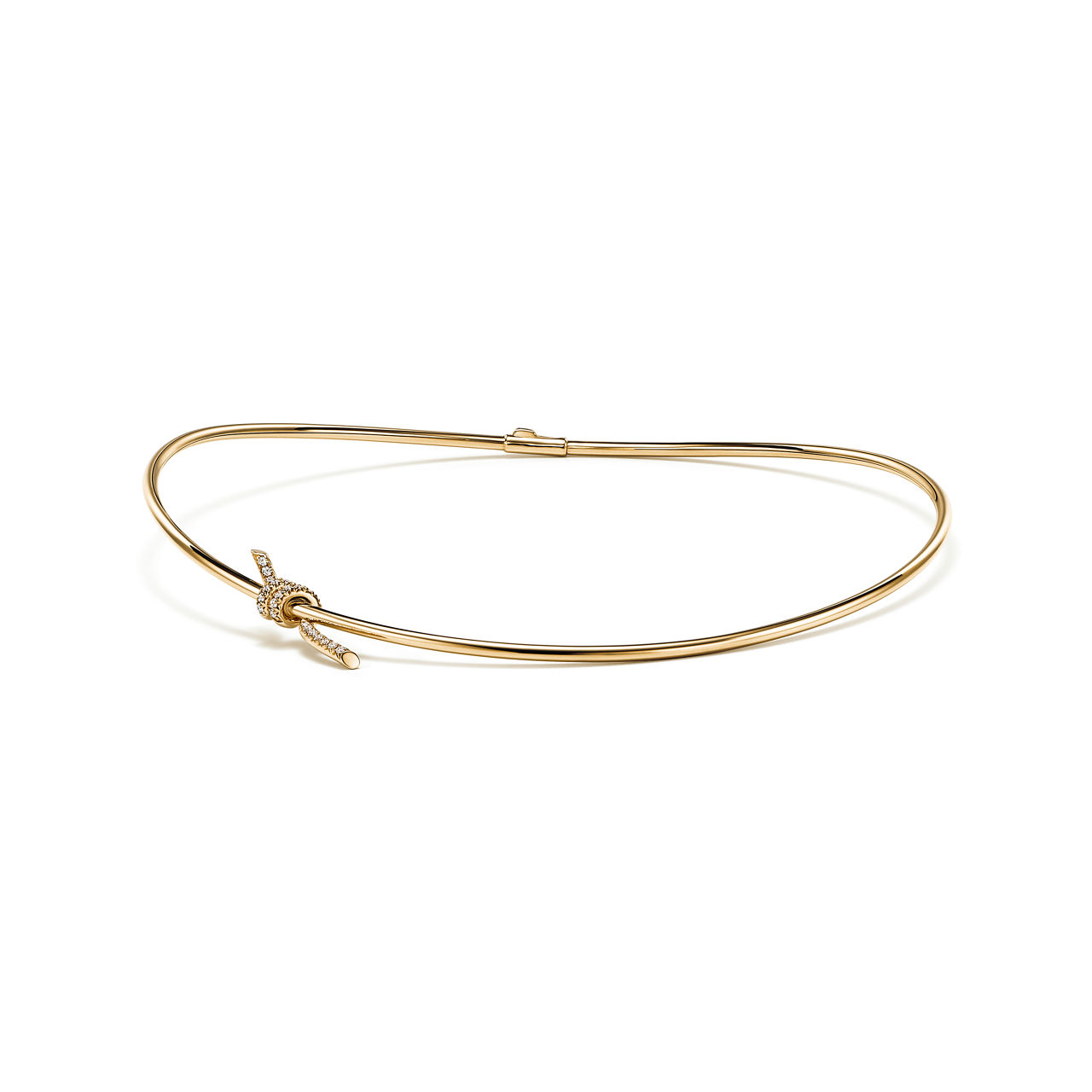 Necklace in Yellow Gold with Diamonds