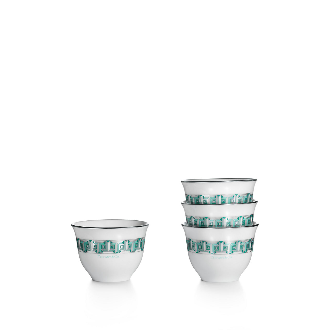 Arabic Coffee Cup Set of Four, in Anjeya Blue&reg;