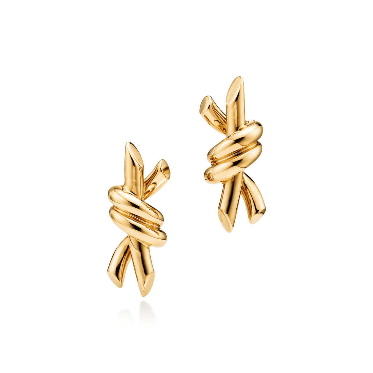 Small Earrings in Yellow Gold