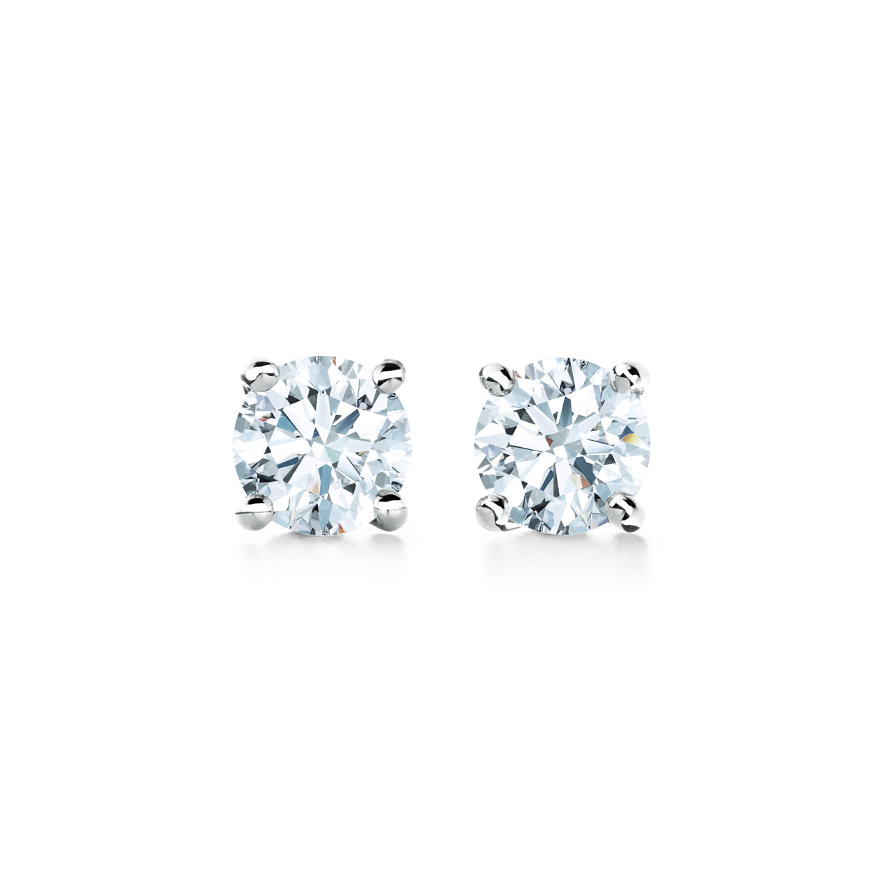  Diamond Stud Earrings in Platinum