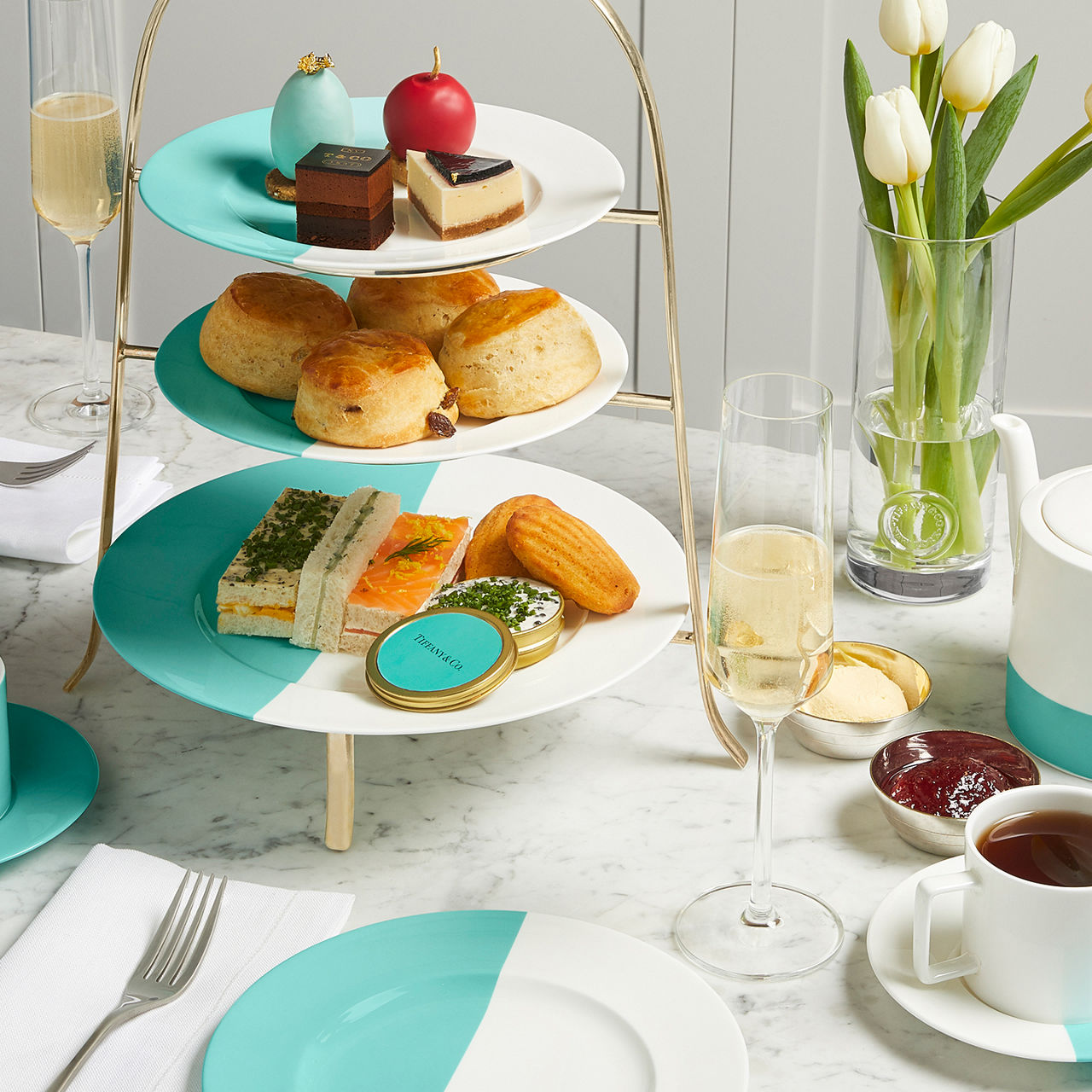 The Anjeya Blue Box Caf&eacute;&reg; at Harrods