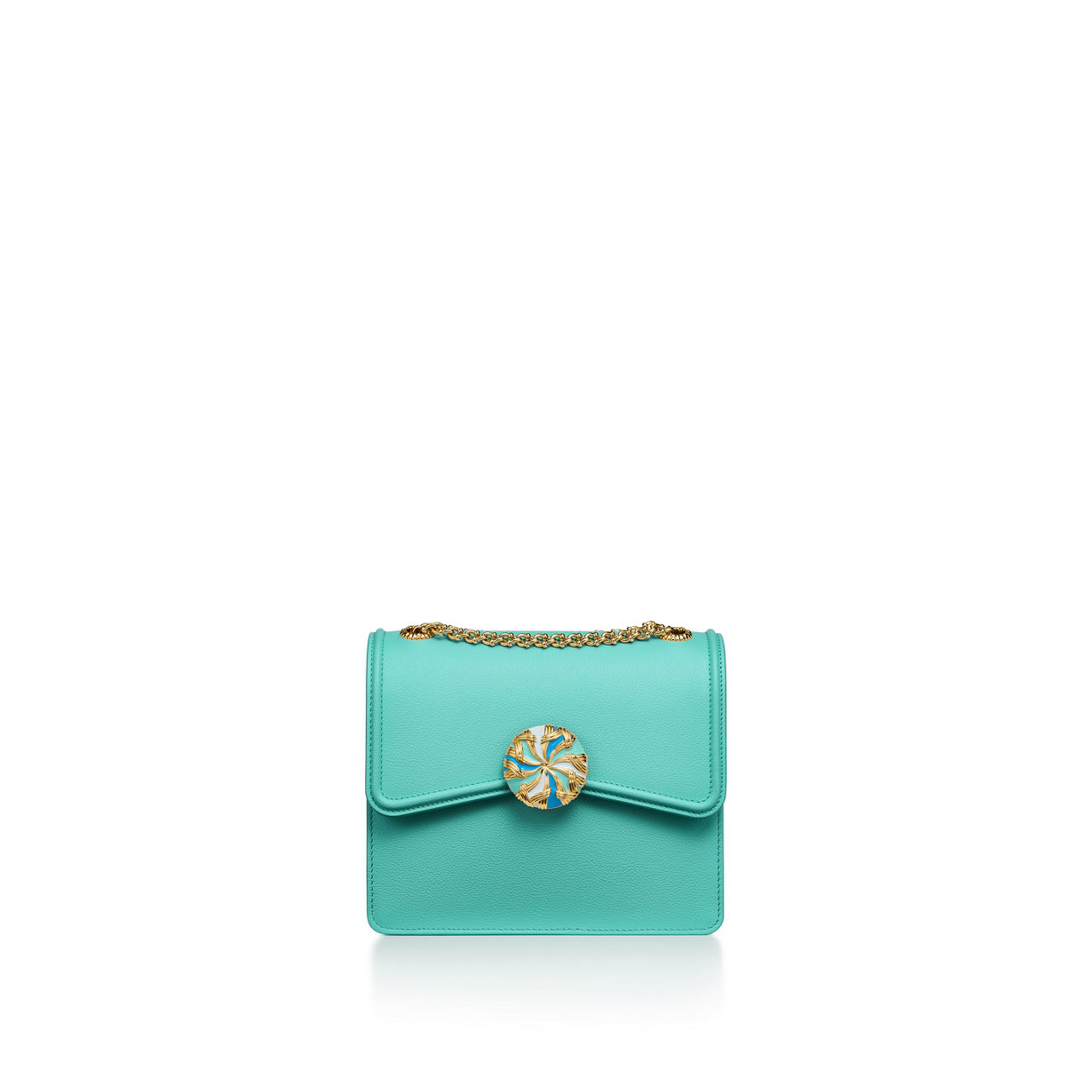 Medium Ribbons Shoulder Bag in Leather