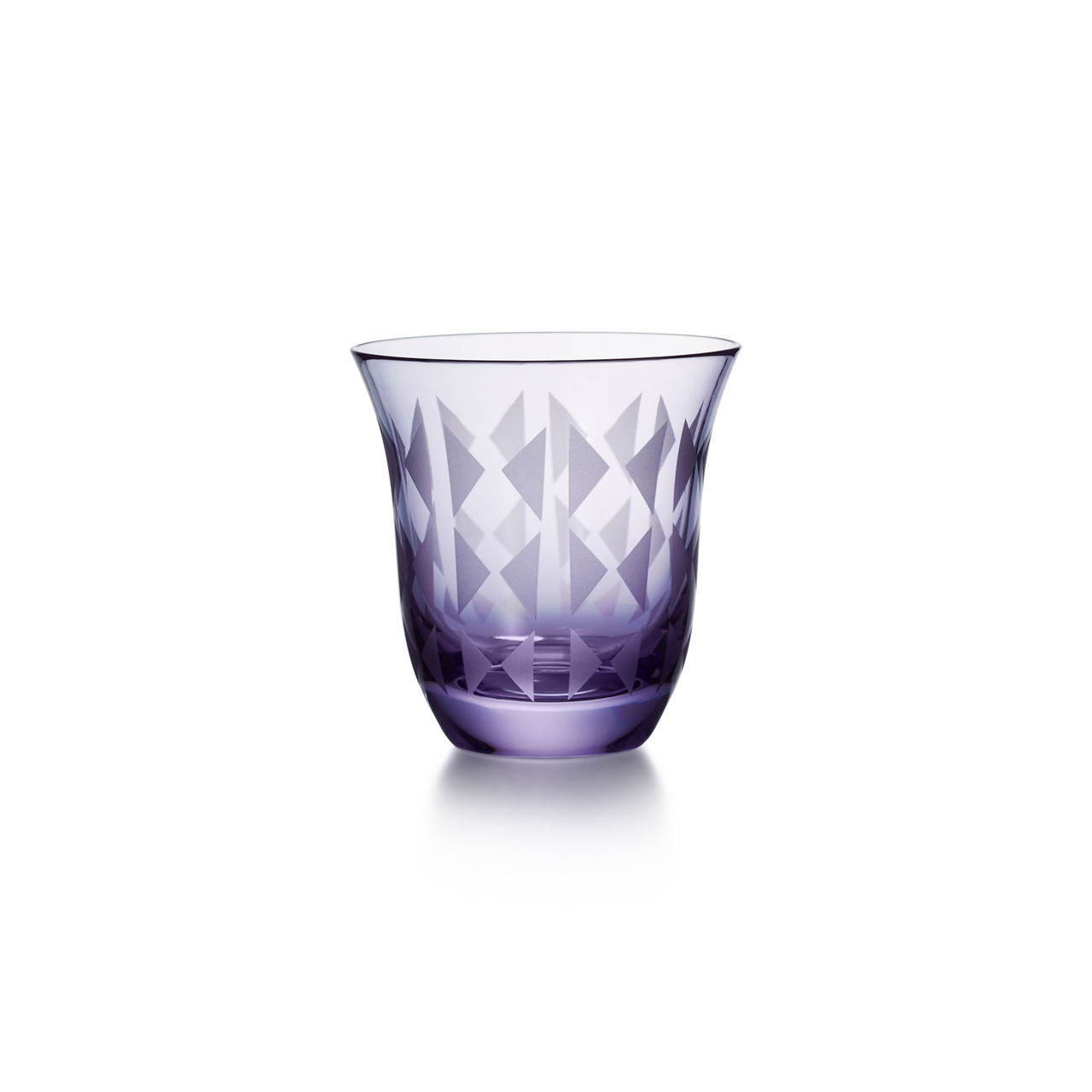 Water Glass in Amethyst Purple Lead Crystal