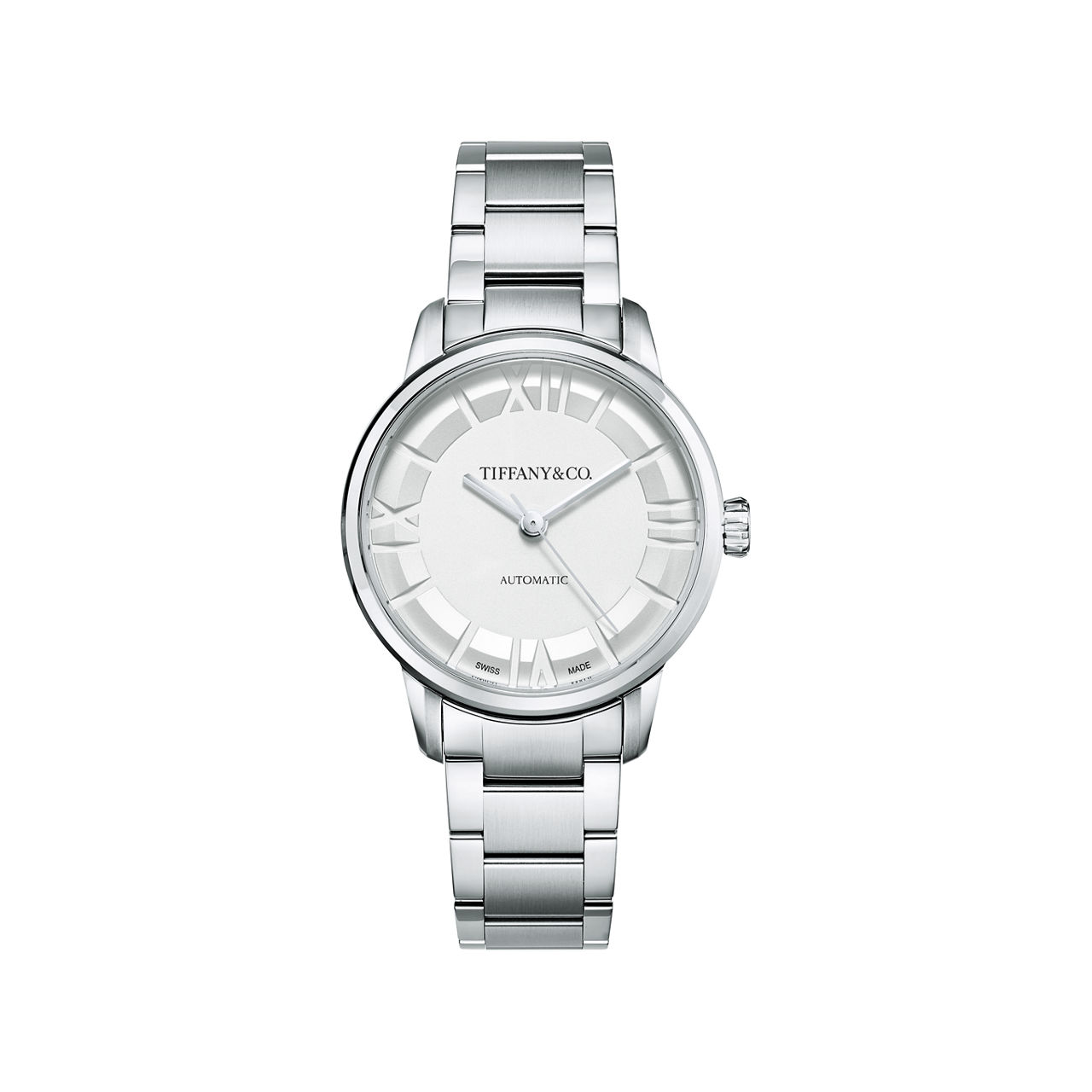 34 mm Automatic Watch in Stainless Steel