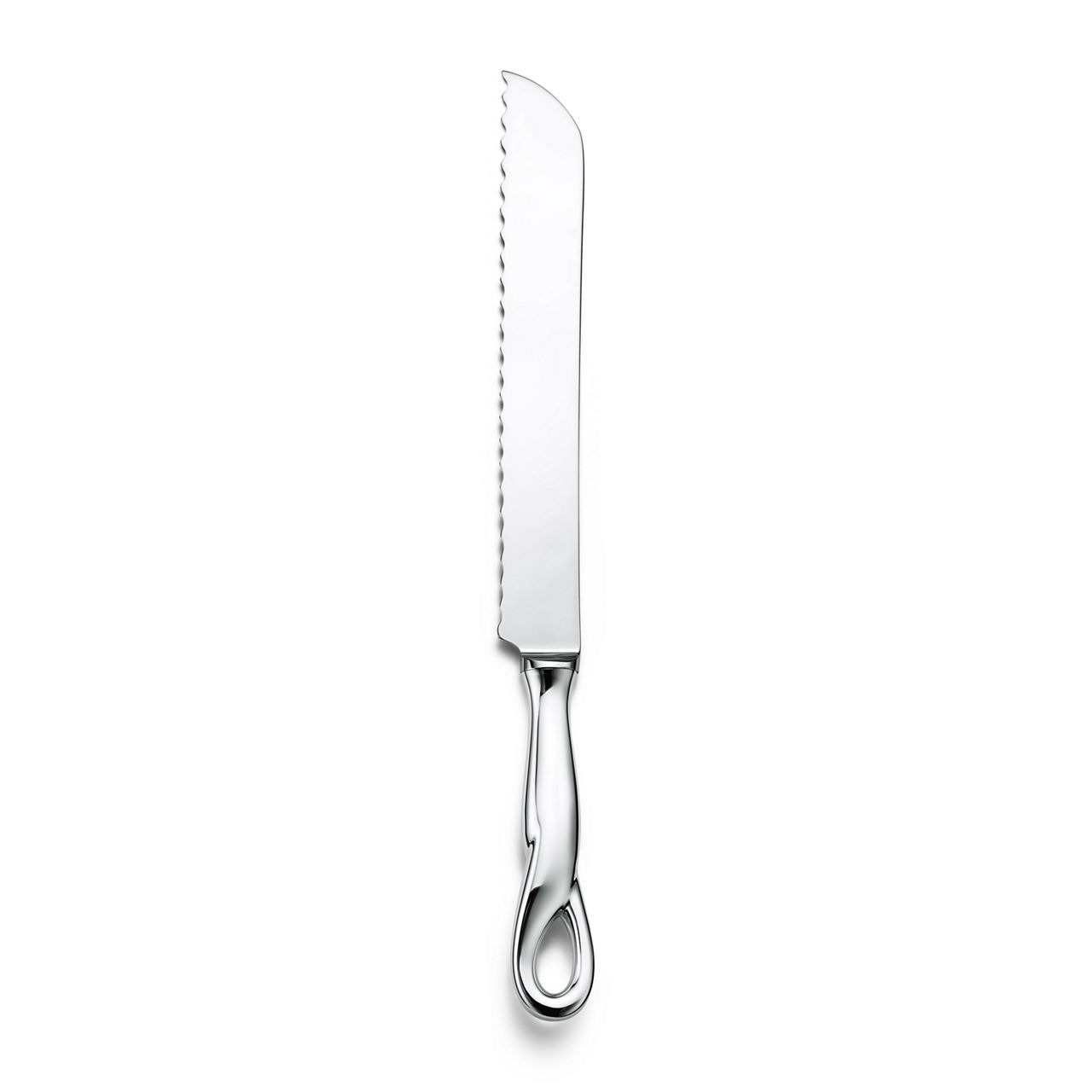Padova Bread Knife in Sterling Silver