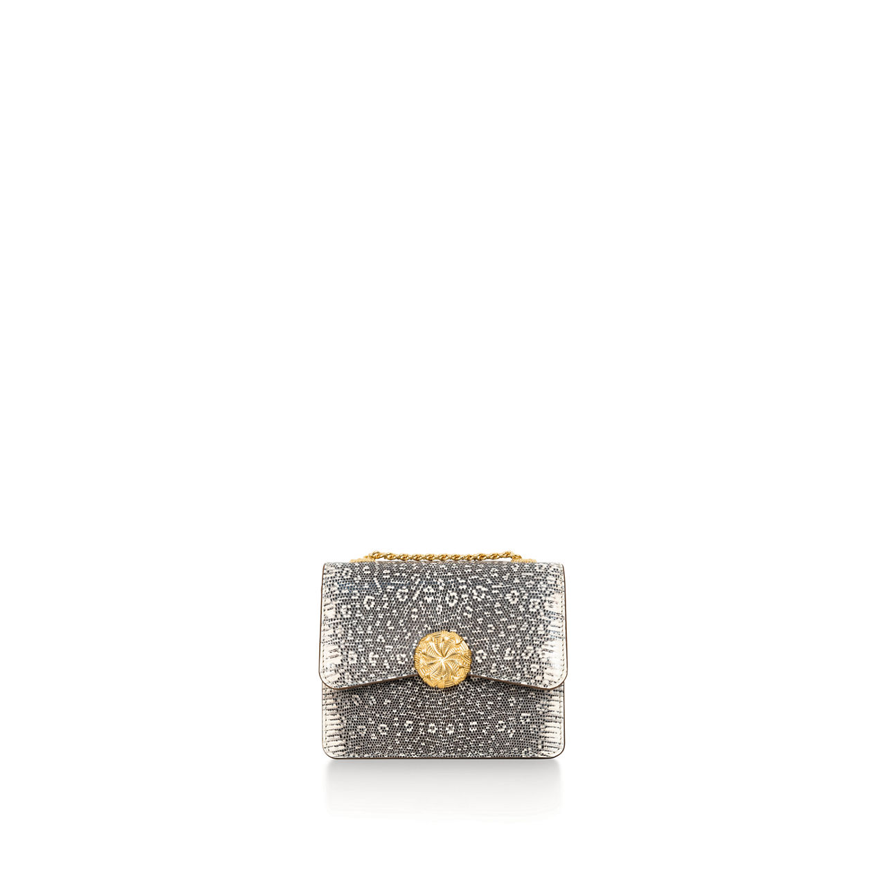 Small Ribbons Shoulder Bag in Lizard Leather
