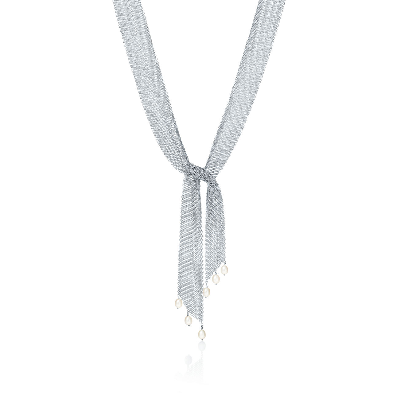Mesh Tie Necklace 