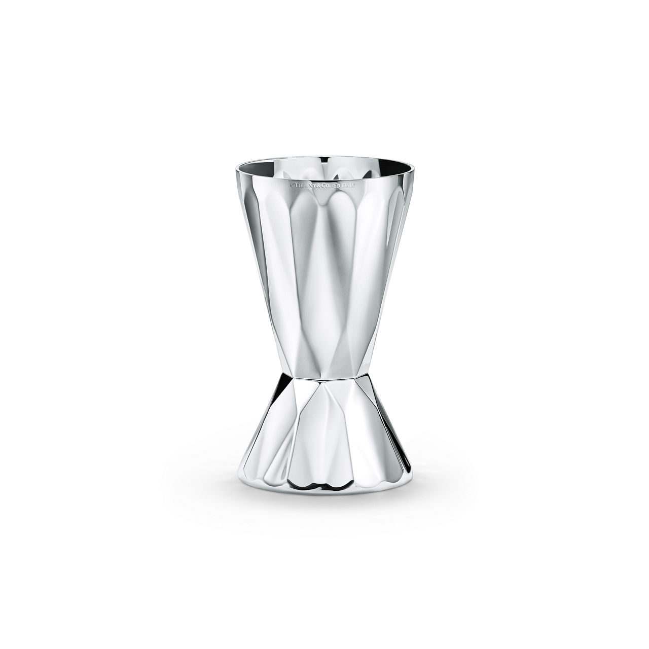 Jigger in Brass with Silver Plate
