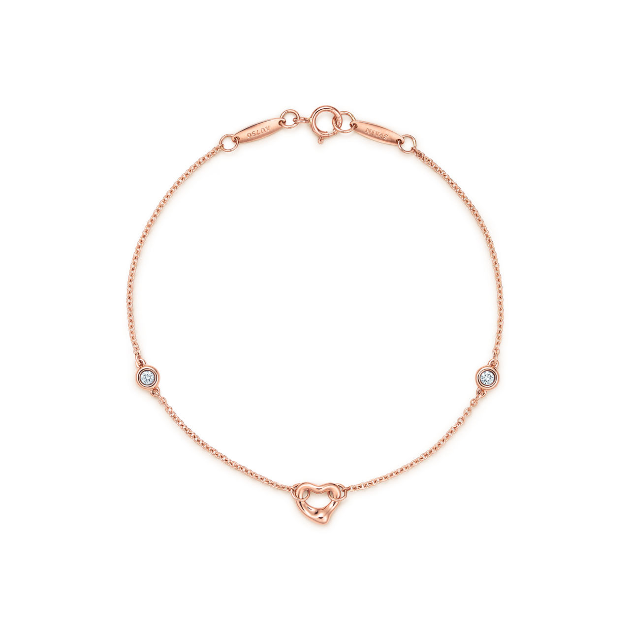 Diamonds by the Yard&reg; Open Heart Bracelet 