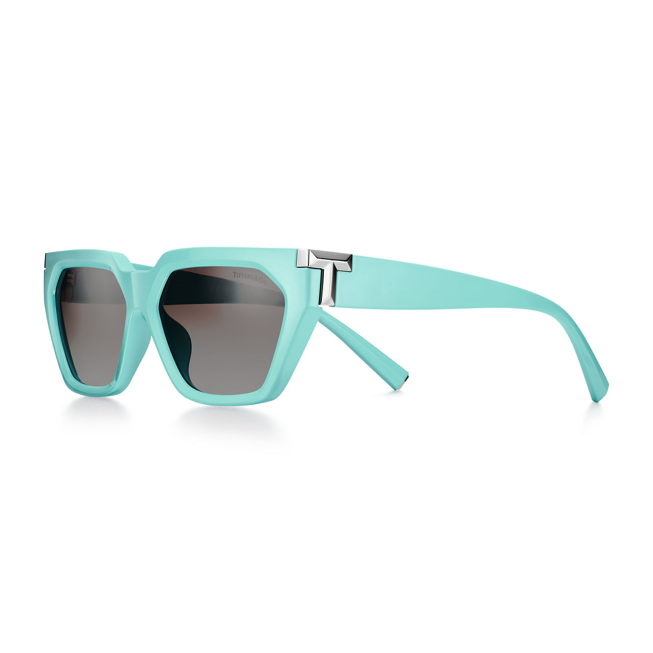 Sunglasses in Anjeya Blue&reg; Acetate with Grey Gradient Lenses