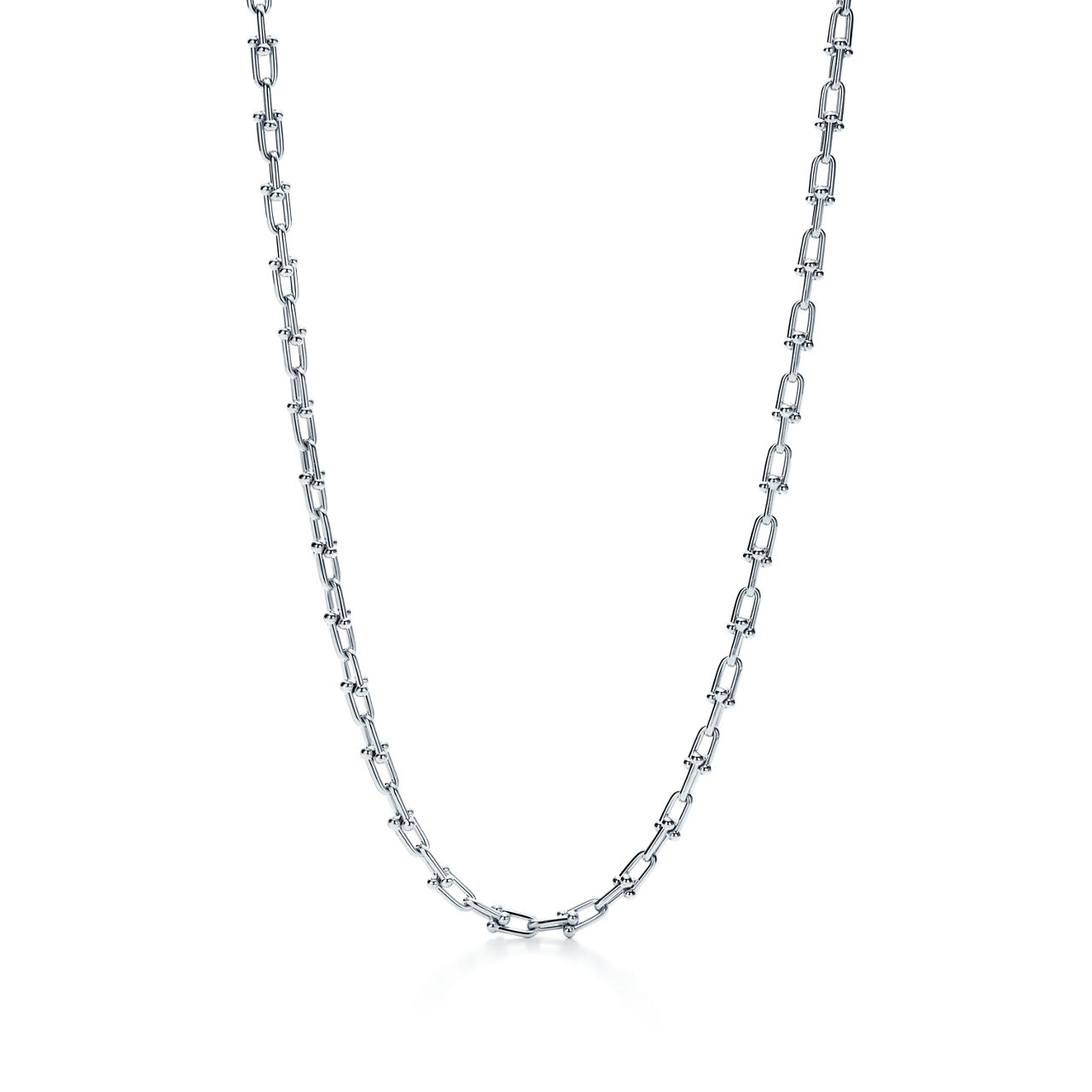 Small Link Necklace in Sterling Silver