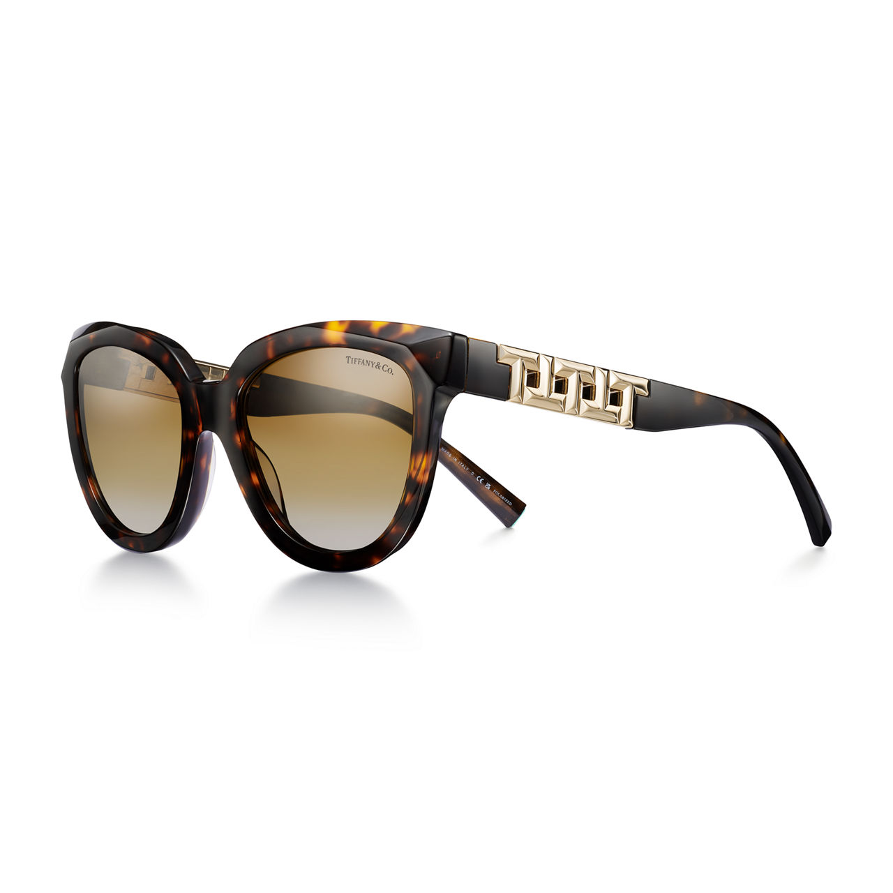 True Sunglasses in Tortoise Acetate with Brown Gradient Lenses