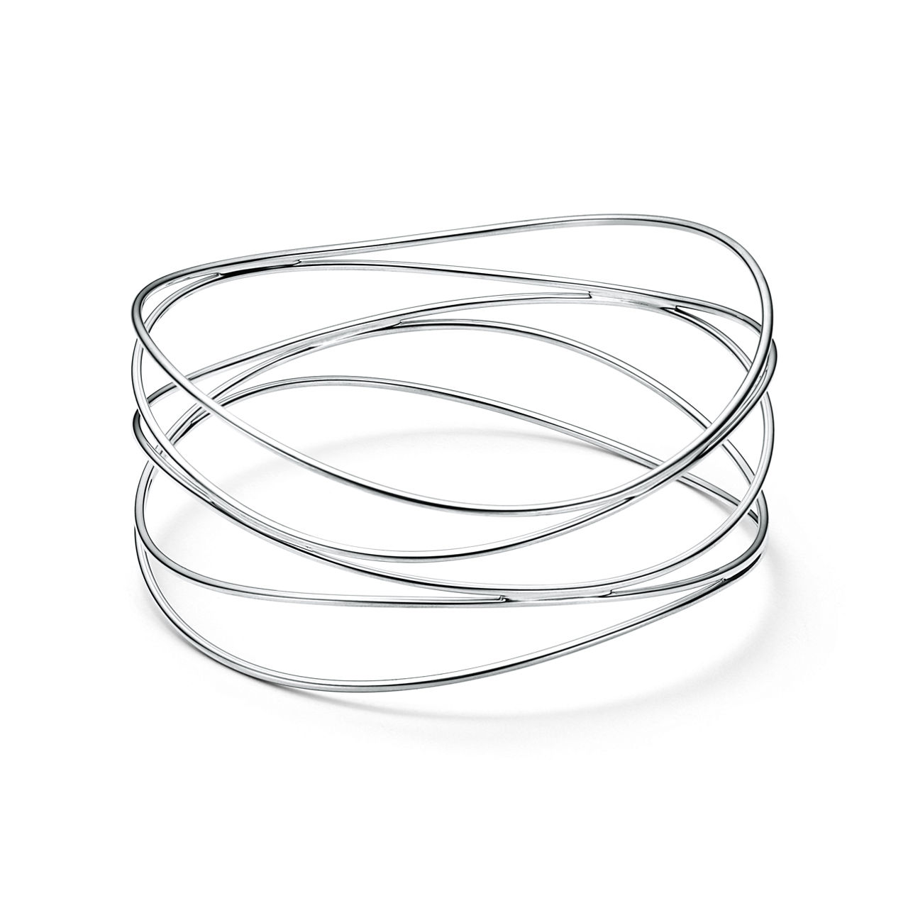 Wave Five-row Bangle 