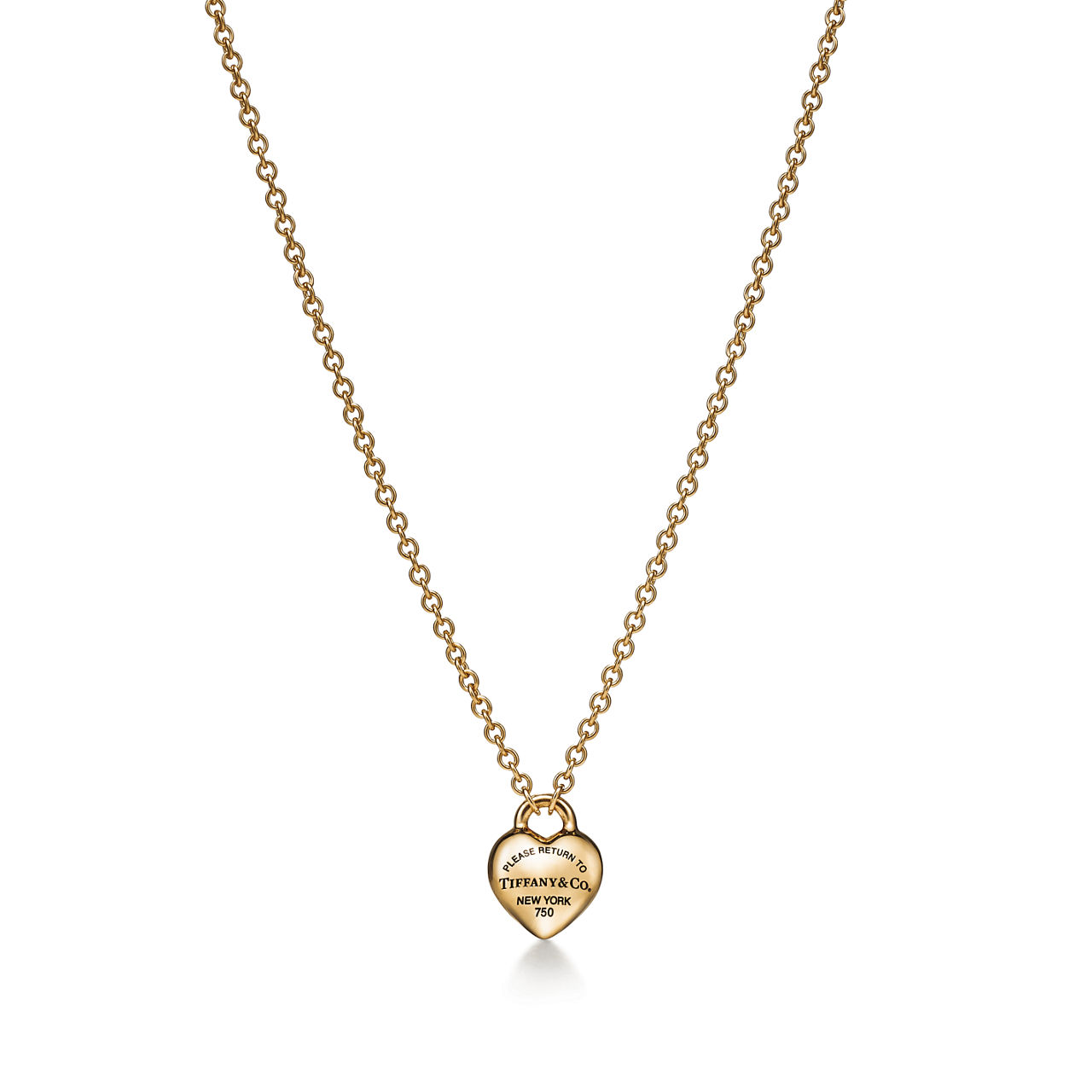 Full Heart Pendant in Yellow Gold