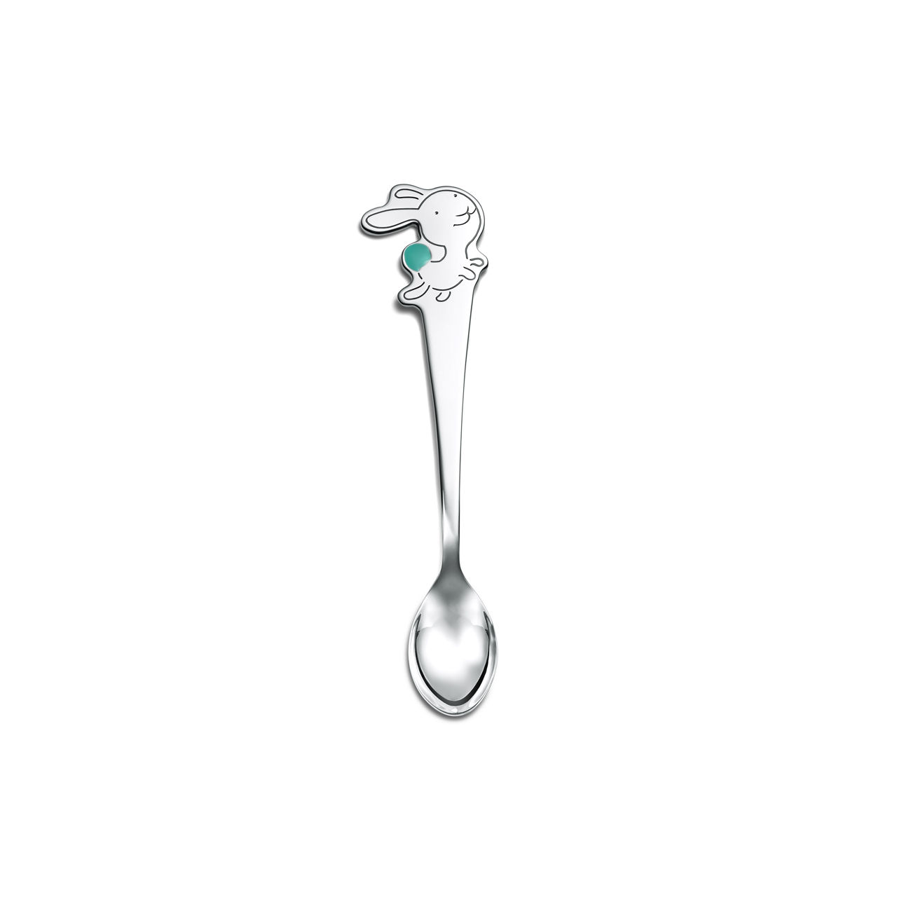 Rabbit Baby Spoon in Sterling Silver