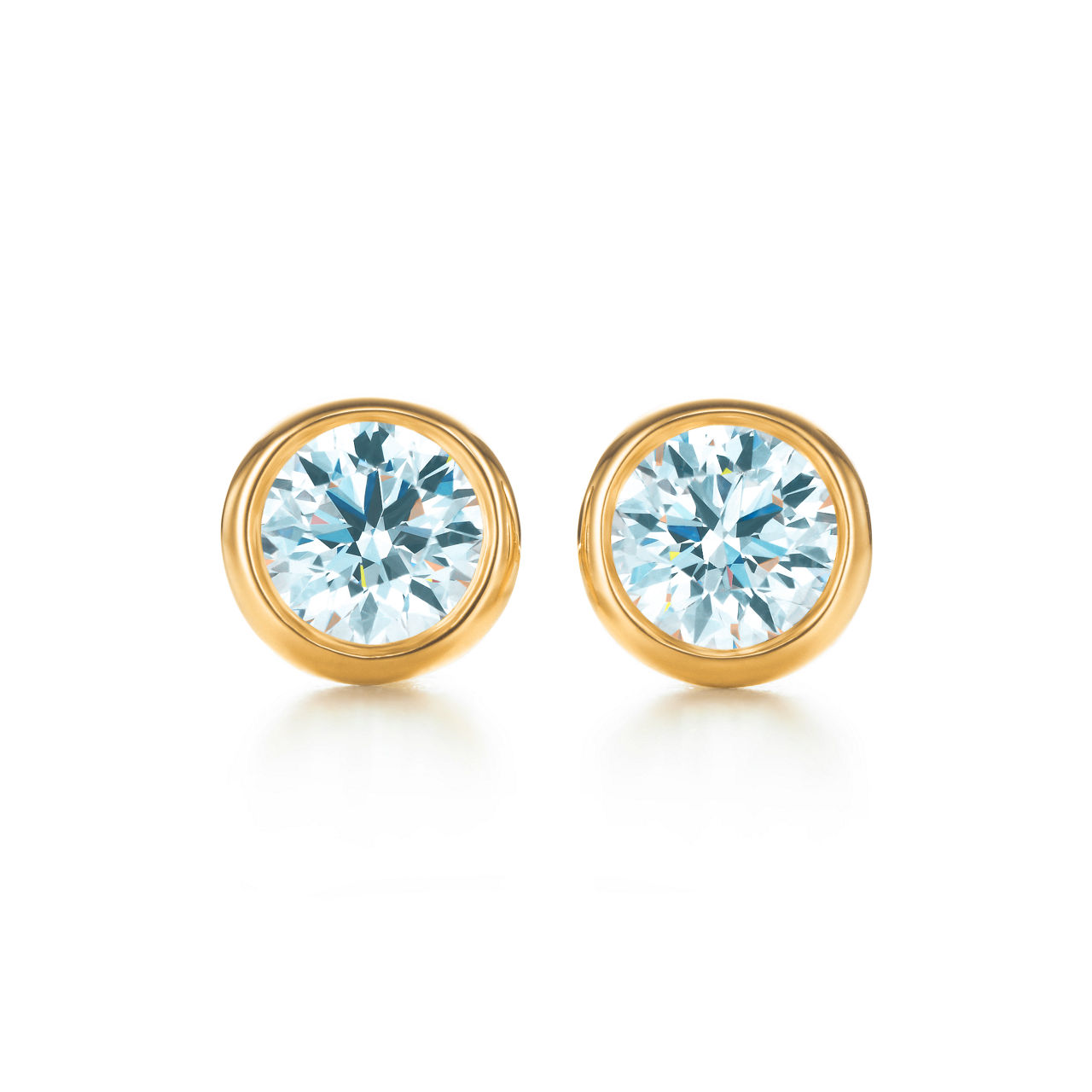 Diamonds by the Yard&reg; Earrings in Yellow Gold