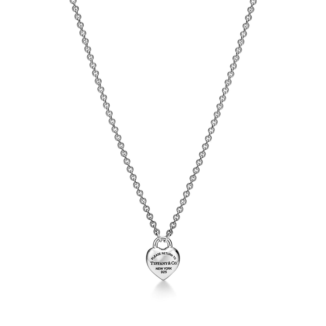 Full Heart Pendant in Sterling Silver