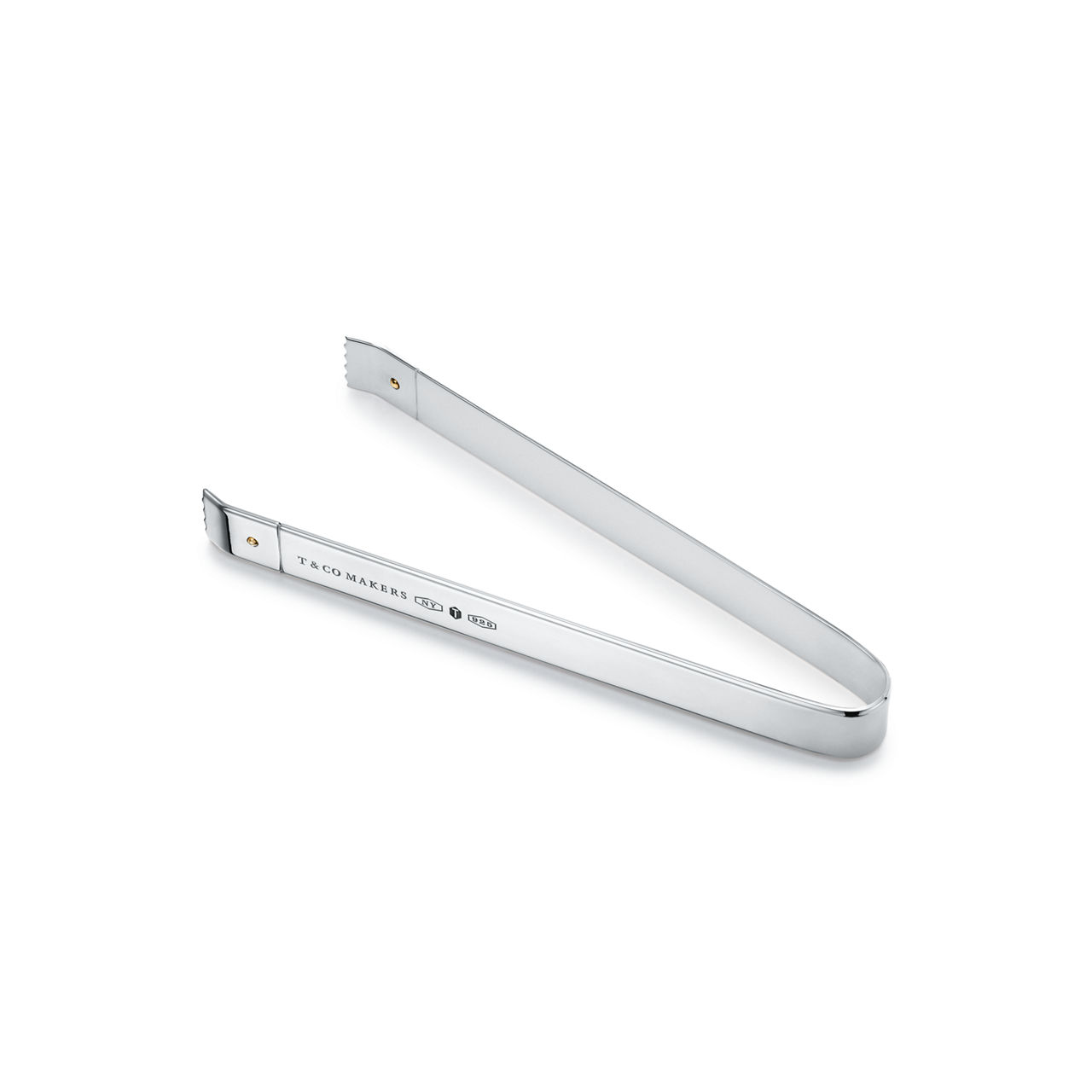 Makers Ice Tongs in Sterling Silver 
