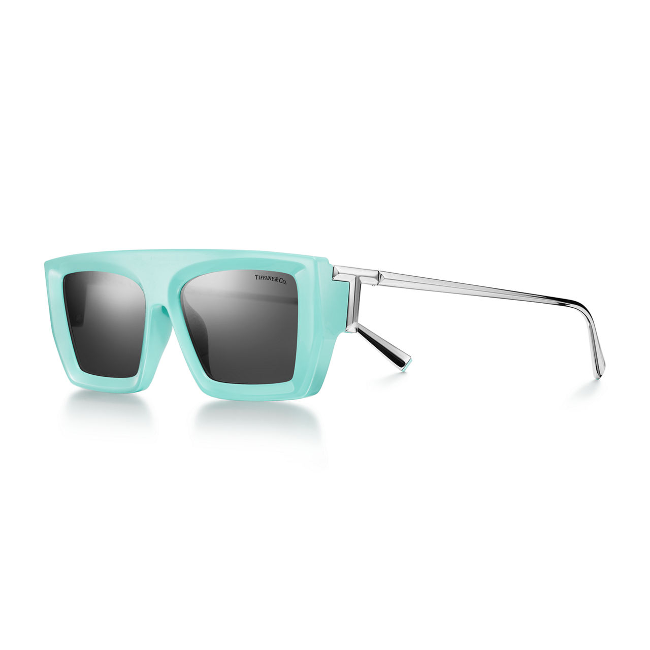 Sunglasses in Anjeya Blue&reg; Acetate with Dark Grey Lenses