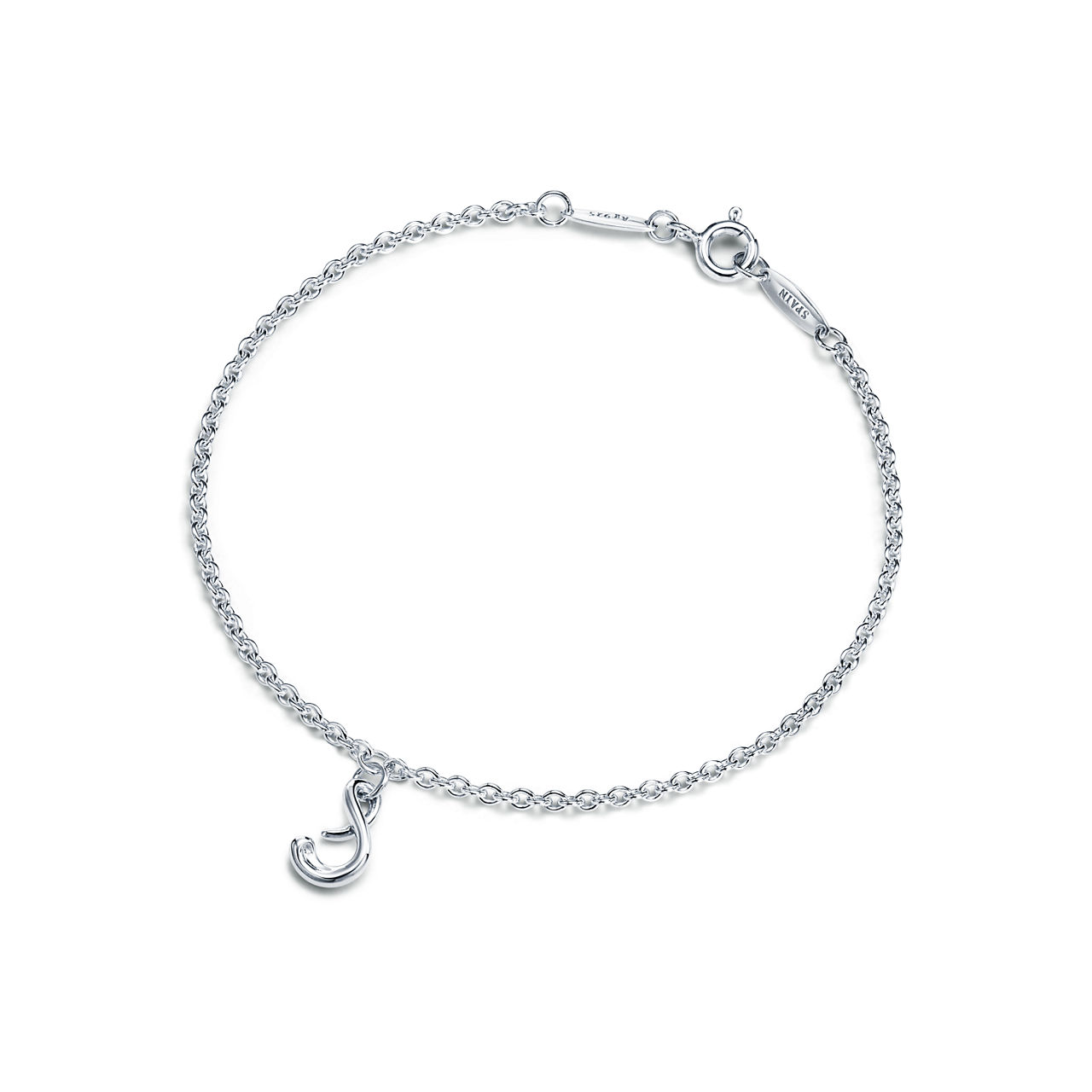 Mini Alphabet Bracelet in Sterling Silver