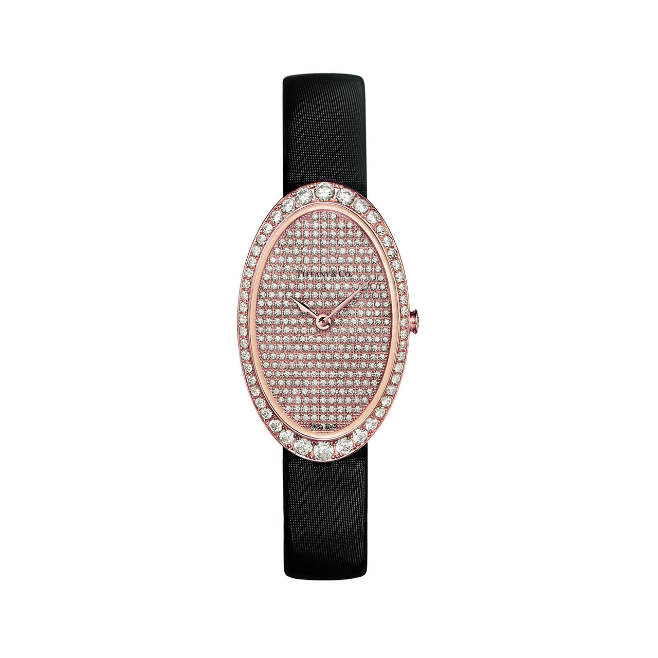 2-Hand Pav&eacute; 21 x 34 mm Watch 