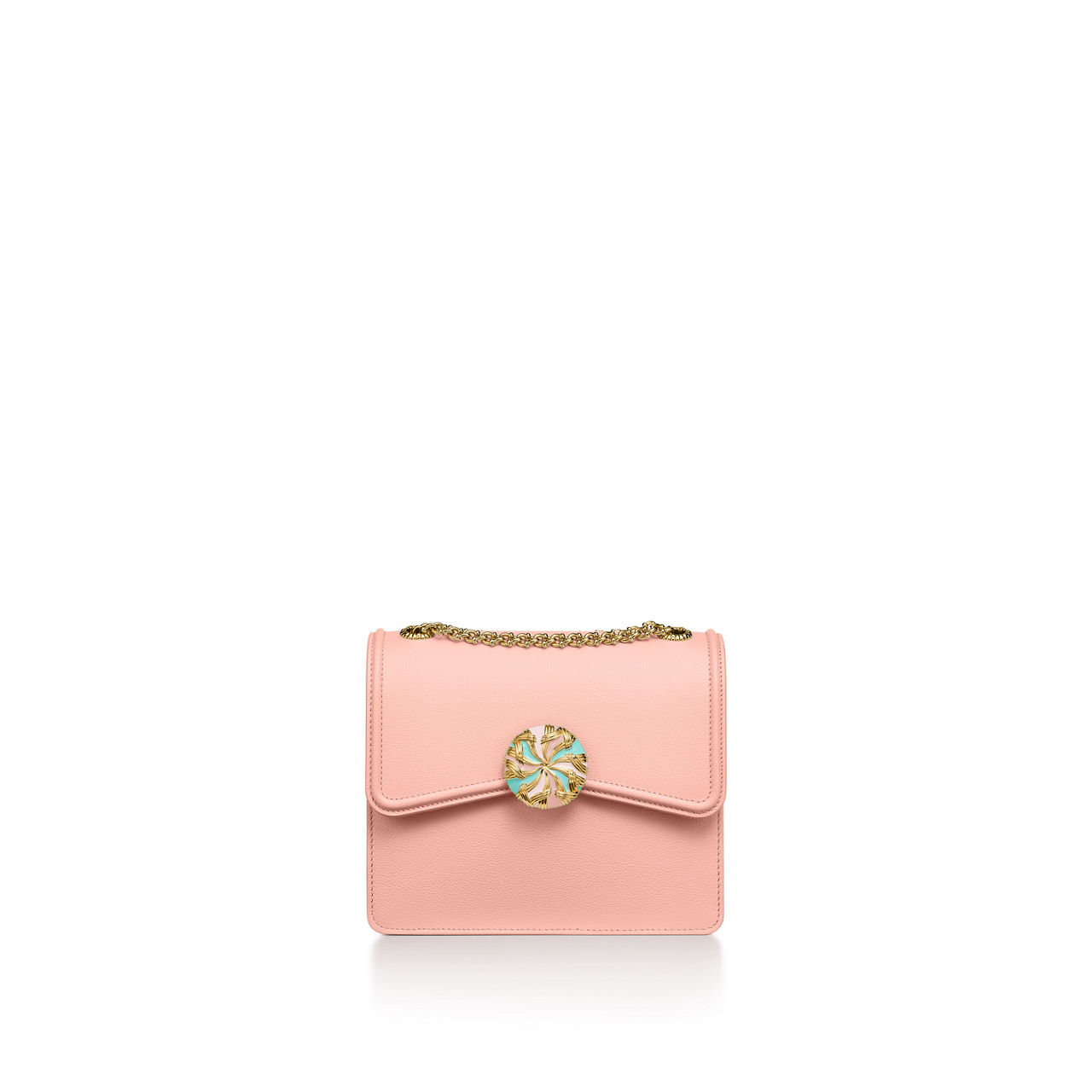 Medium Ribbons Shoulder Bag in Leather