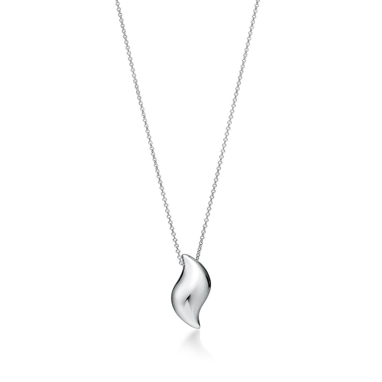 Feather Pendant in Sterling Silver