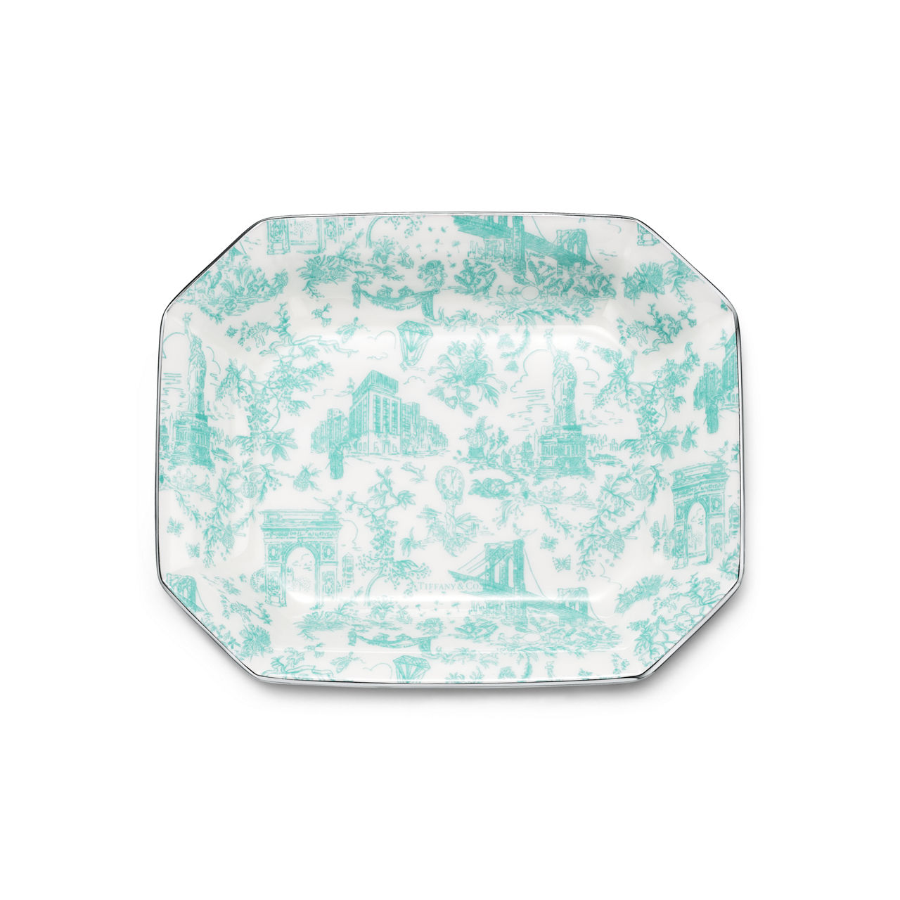 Vide Poche in Anjeya Blue&reg; Bone China