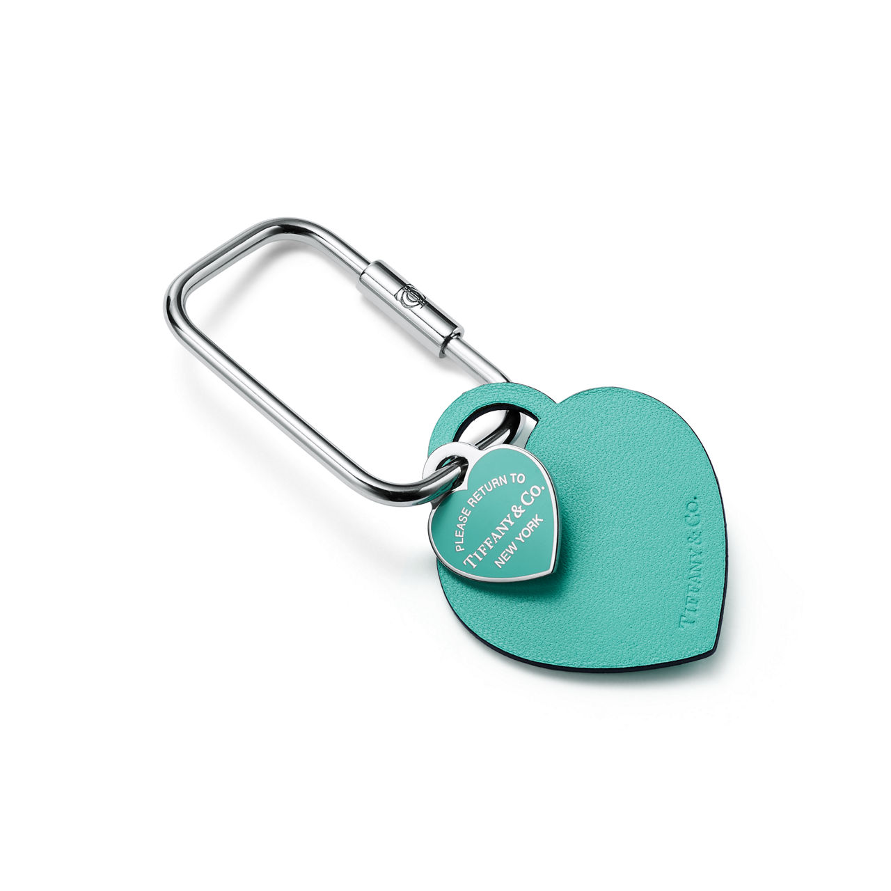 Heart Tag Carabiner in Anjeya Blue&reg;