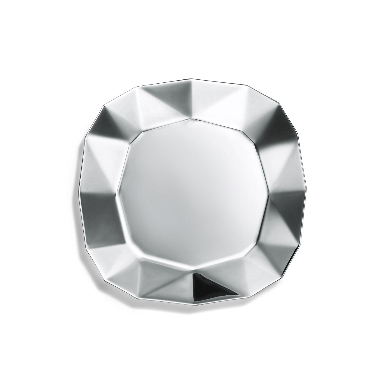 Coaster in Brass with Silver Plate