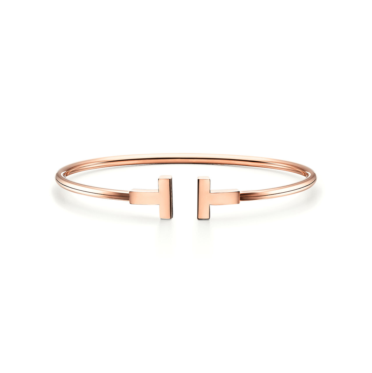 Wire Bracelet in Rose Gold