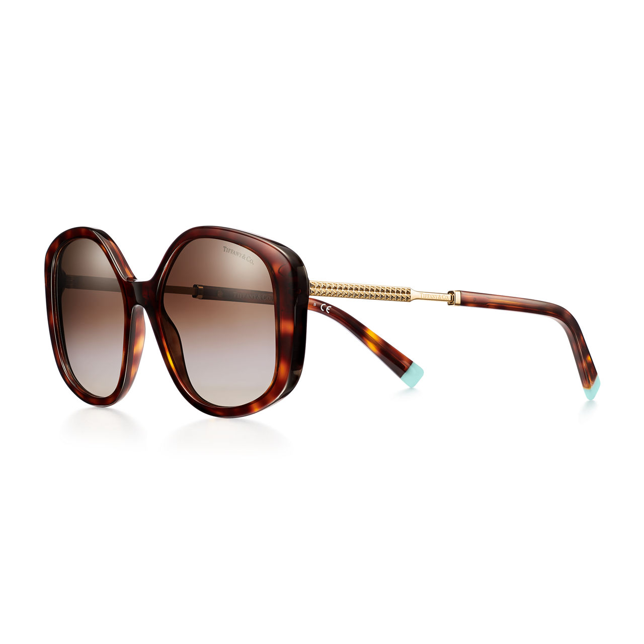 Sunglasses in Tortoise Acetate with Gradient Brown Lenses