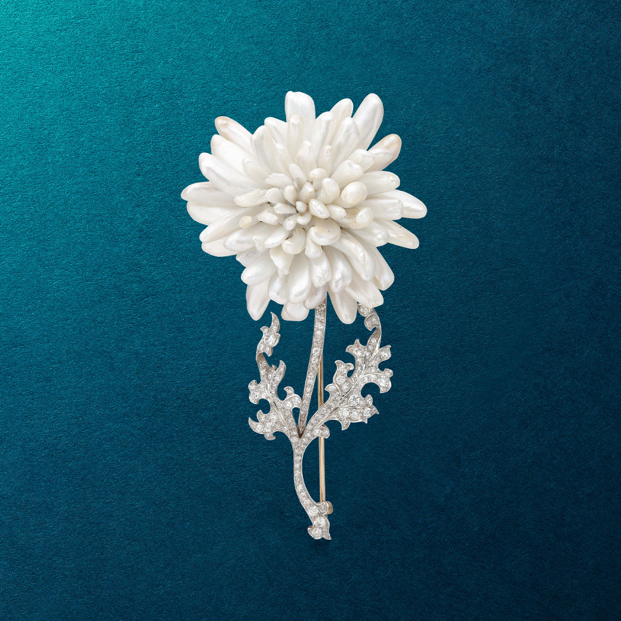 Chrysanthemum Brooch