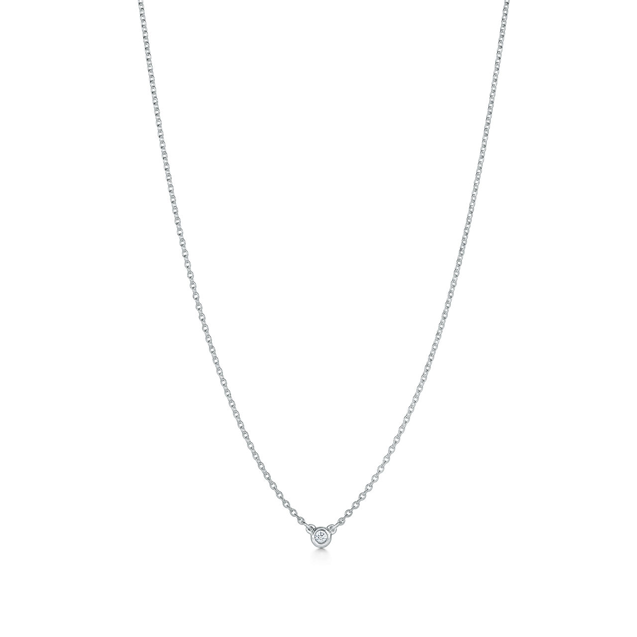 Diamonds by the Yard&reg; Single Diamond Pendant in Silver