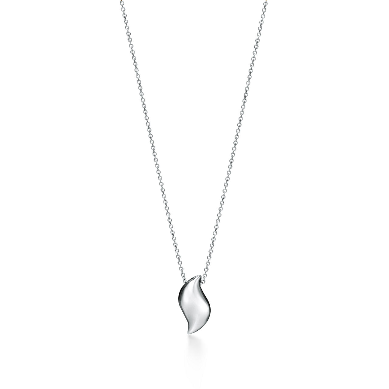 Feather Pendant in Sterling Silver