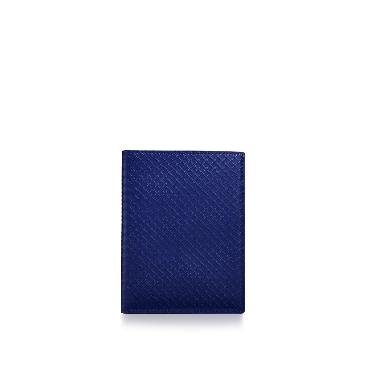 Square Passport Cover in Vivid Tanzanite Blue Leather