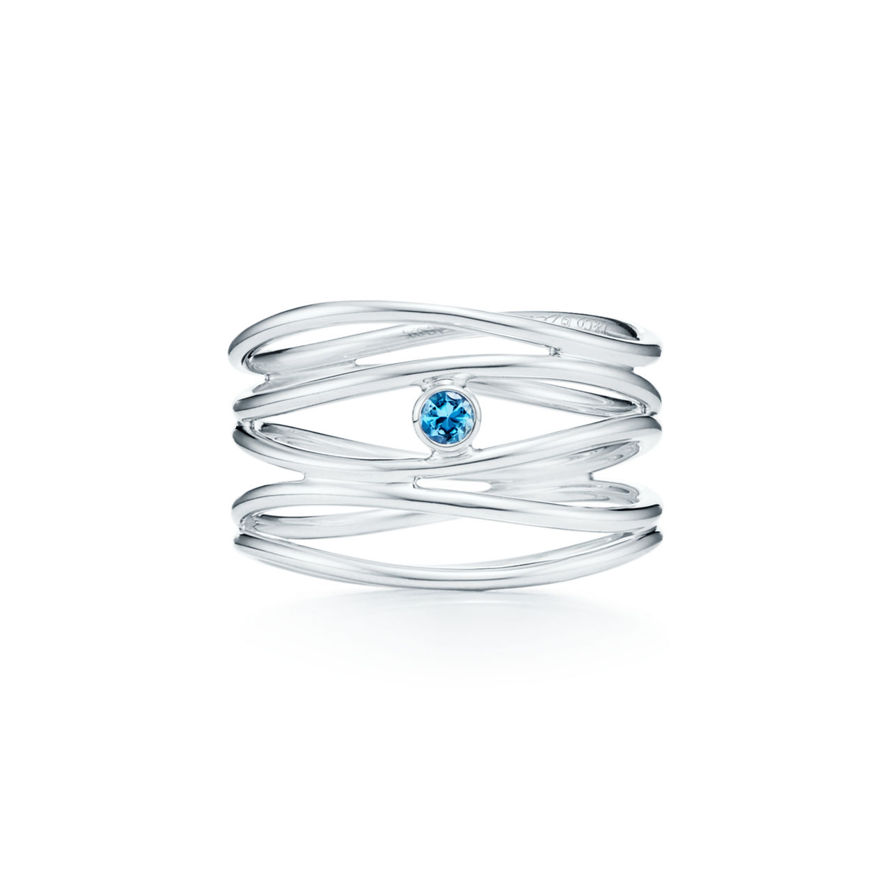 Wave Five-row Ring 