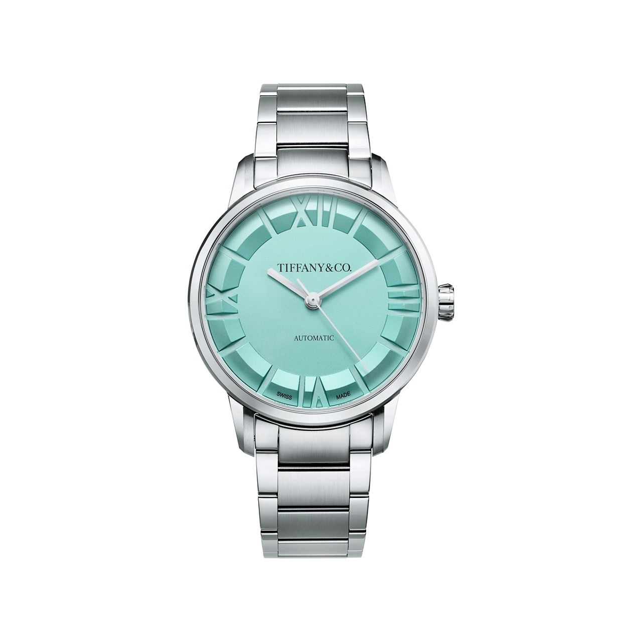 38 mm Automatic Watch in Stainless Steel
