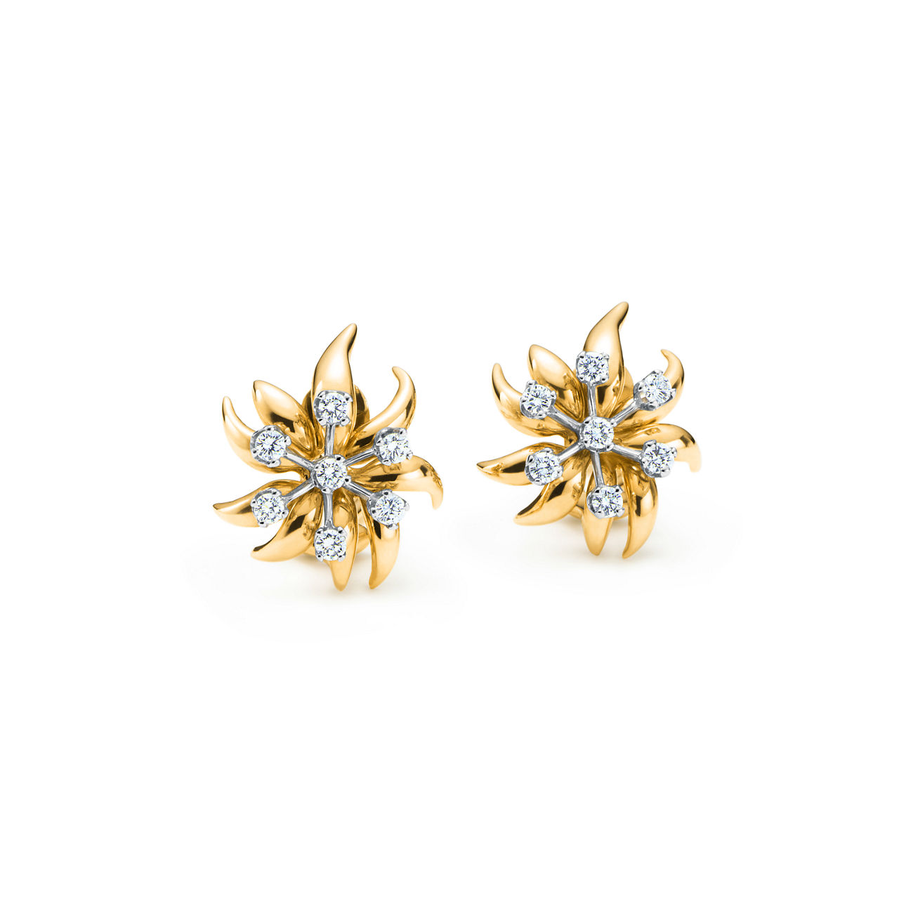Flame Ear Clips