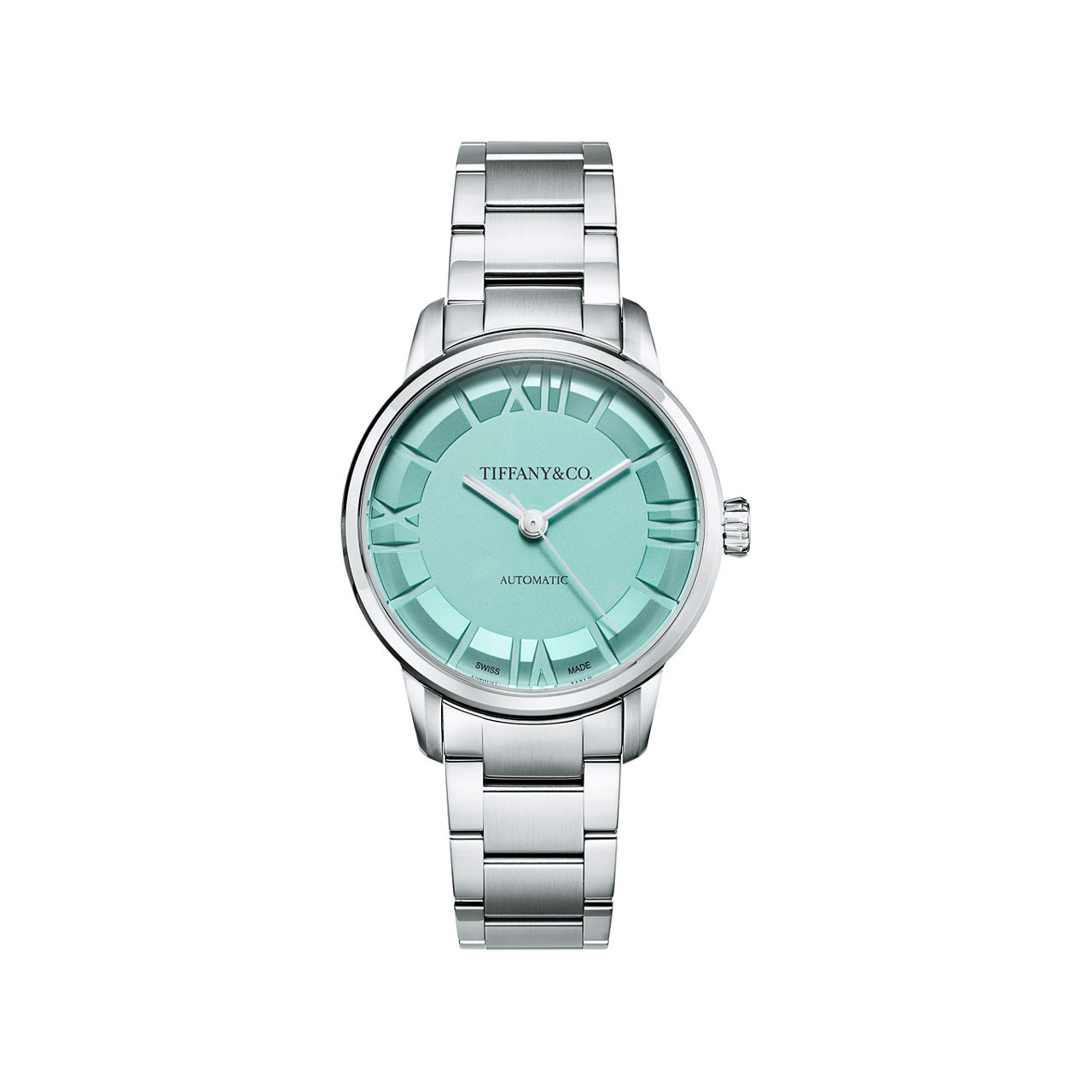 34 mm Automatic Watch in Stainless Steel