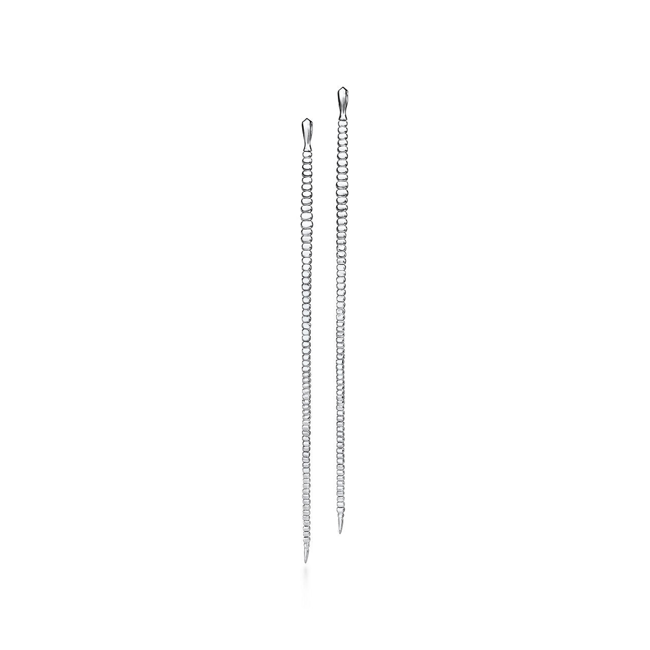 Snake Earrings in Sterling Silver