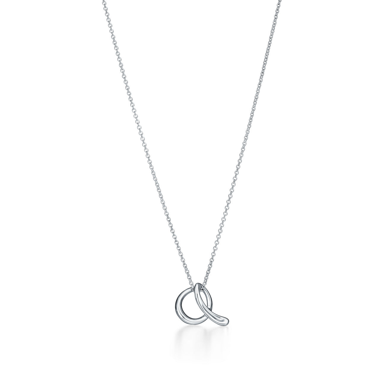 Small Alphabet Pendant in Sterling Silver