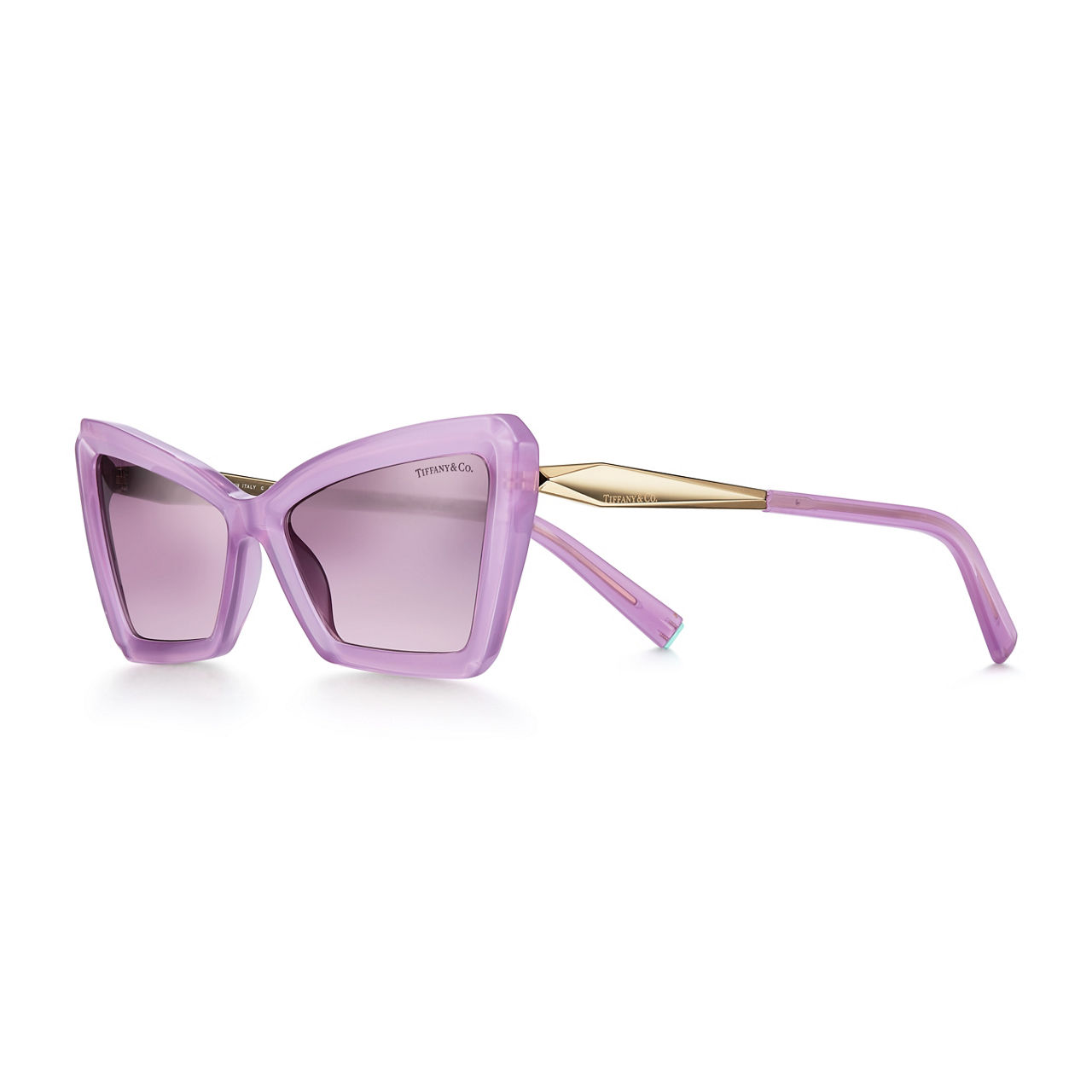  Sunglasses in Fuchsia Opal Acetate with Pink Lenses