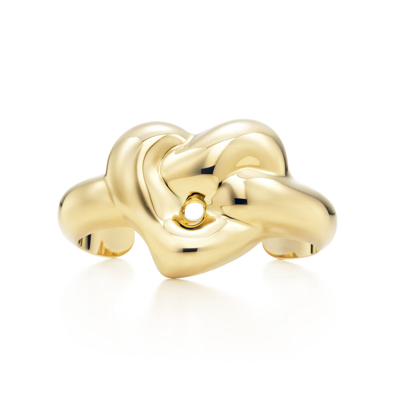 Knotted Heart Cuff 