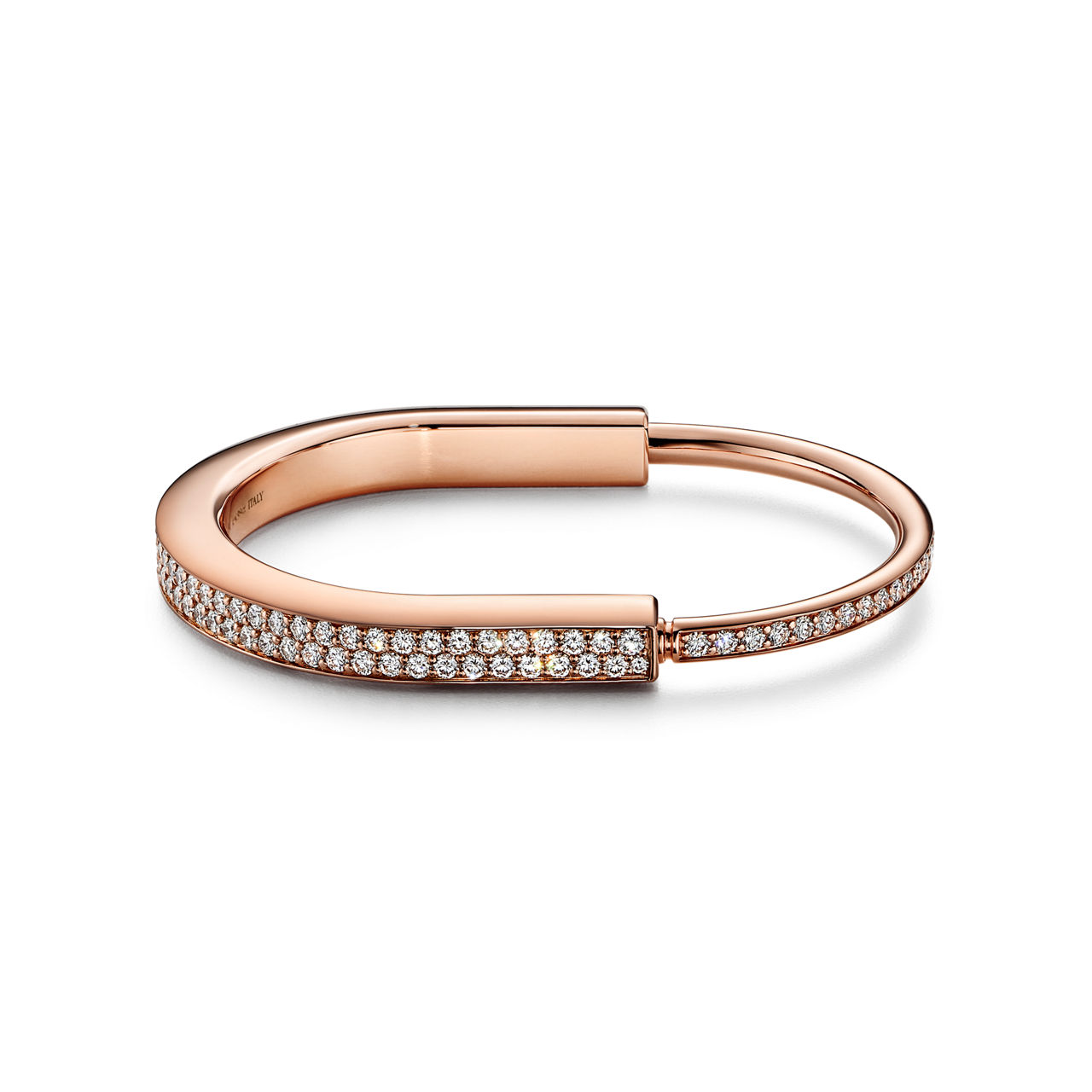 Bangle in Rose Gold with Full Pav&eacute; Diamonds