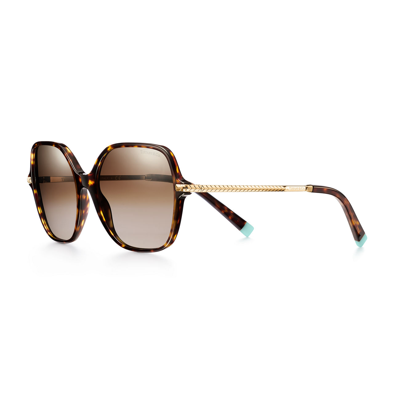 Sunglasses in Tortoise Acetate with Gradient Brown Lenses